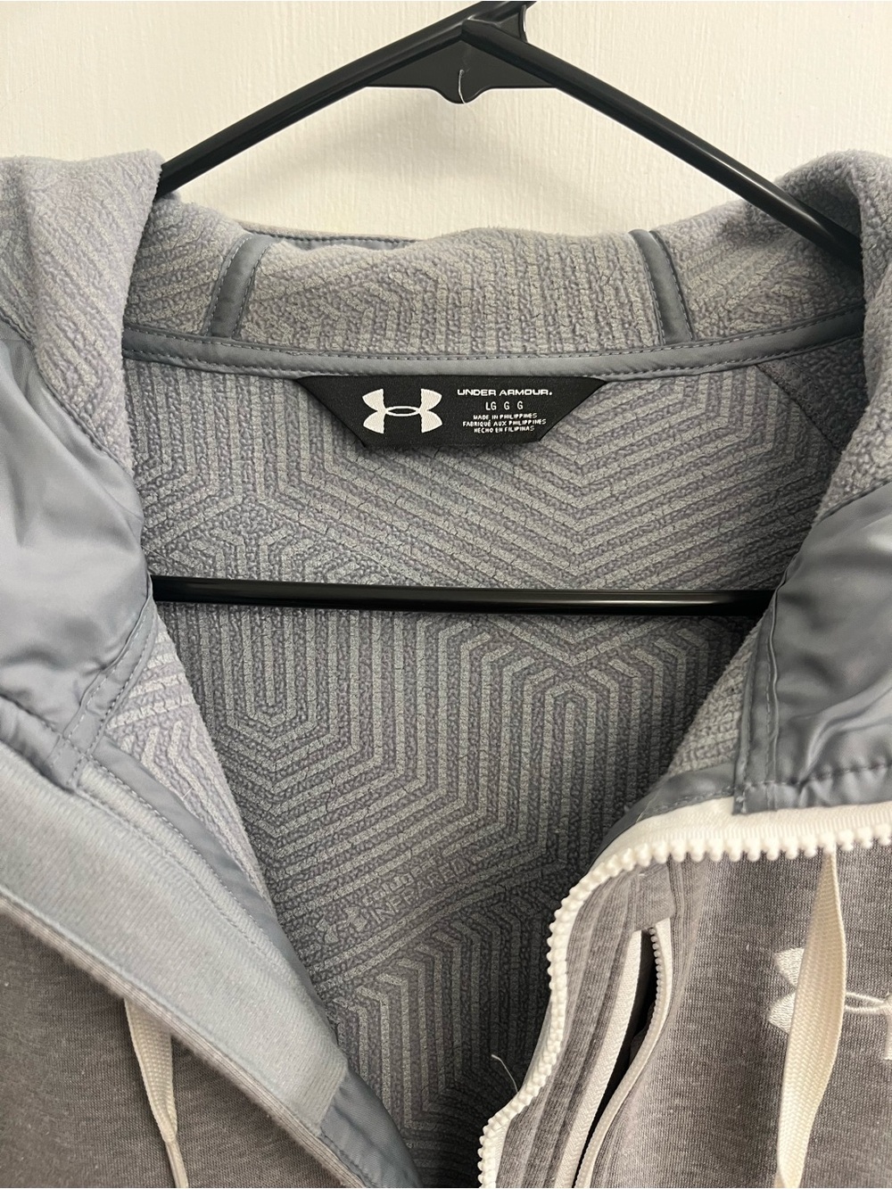 Under armour men’s size large full zip hoodie sweatshirt - Picture 3 of 7